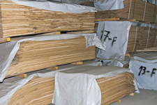 Підготовка шпону до відвантаження